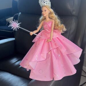 Glenda Wicked  Doll with Wand and stand